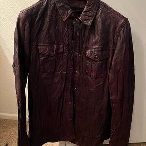 John Varvatos Red Lightweight Corduroy Jacket